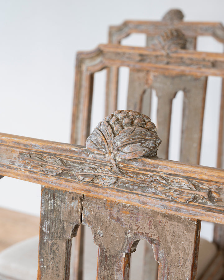 SET OF SIX GUSTAVIAN CHAIRS