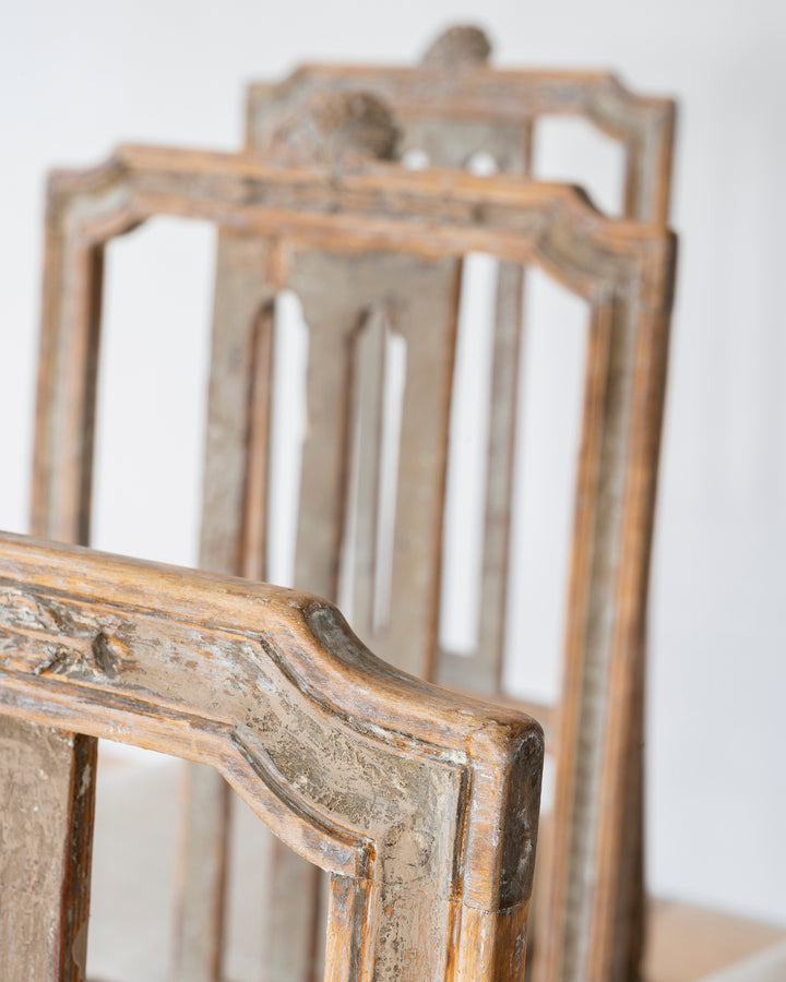 SET OF SIX GUSTAVIAN CHAIRS
