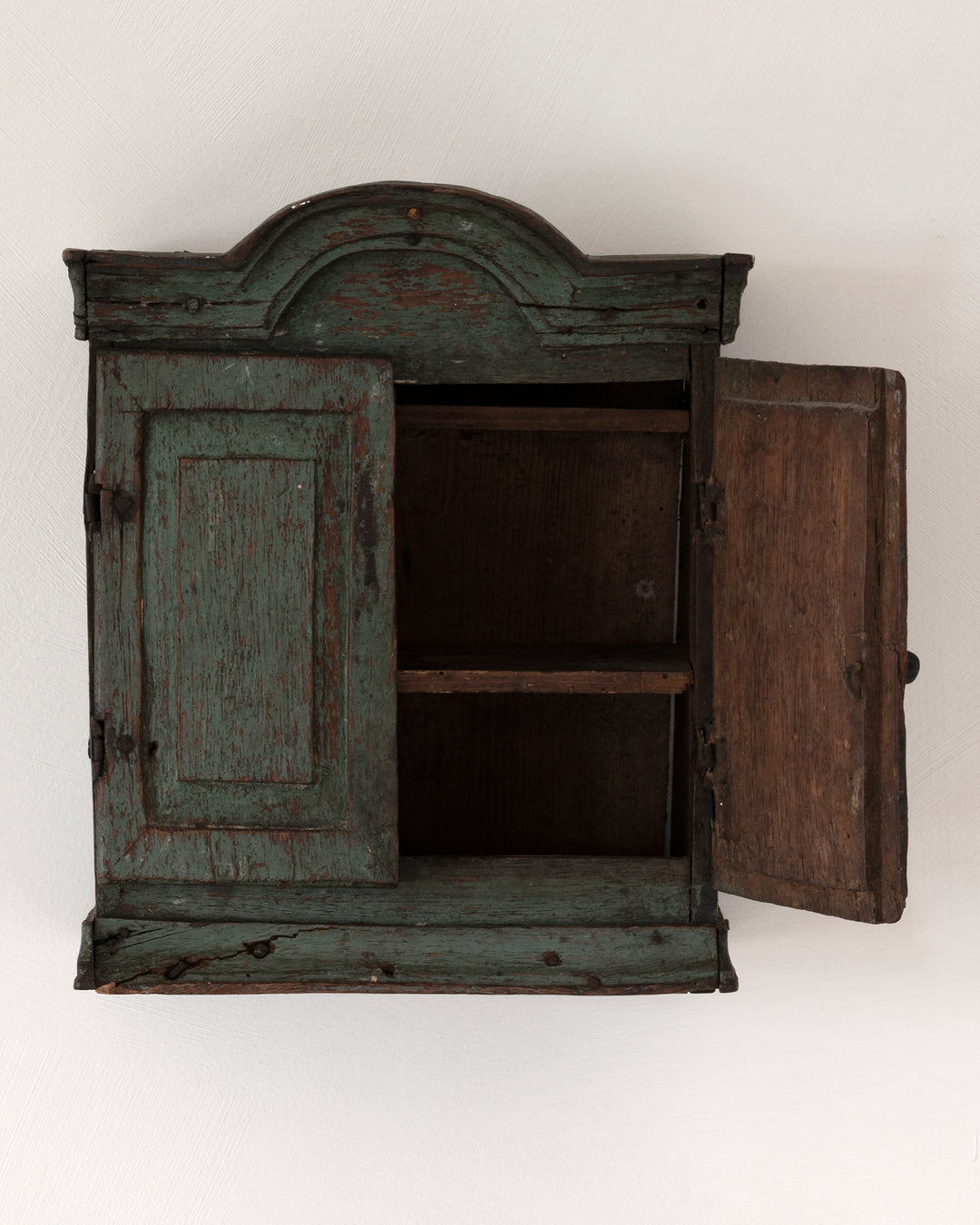 Folk Art Wall Cupboard