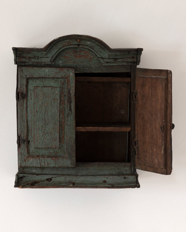 Folk Art Wall Cupboard