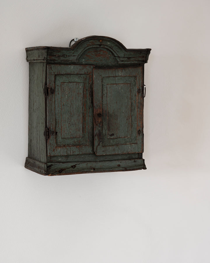 Folk Art Wall Cupboard