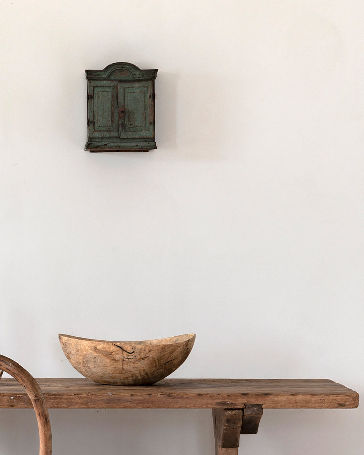 Folk Art Wall Cupboard