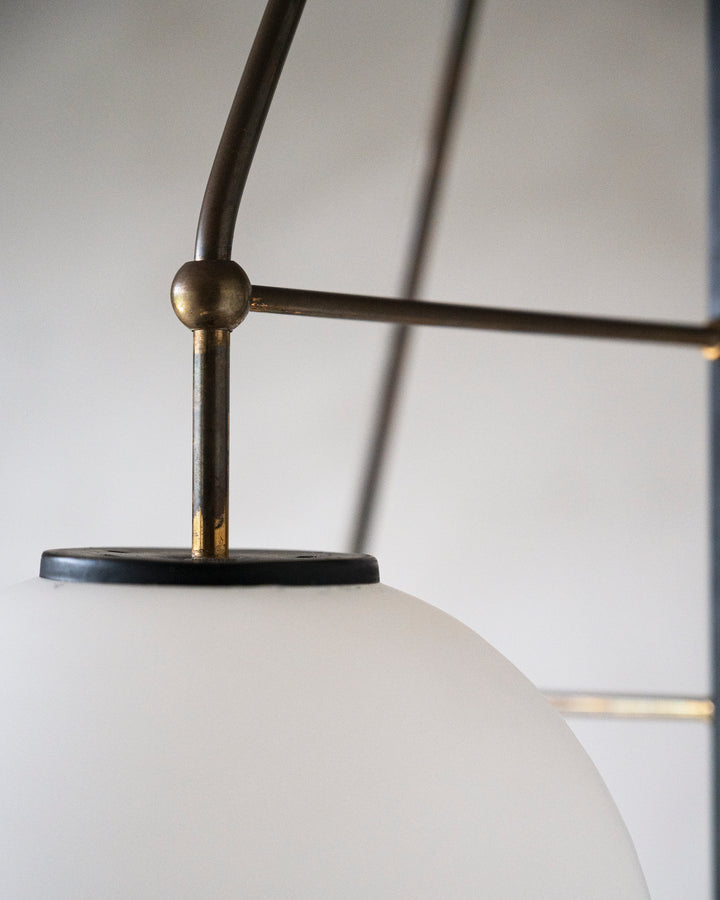 ITALIAN MID CENTURY MODERN CHANDELIER