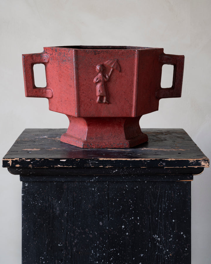 Swedish Grace cast iron urns