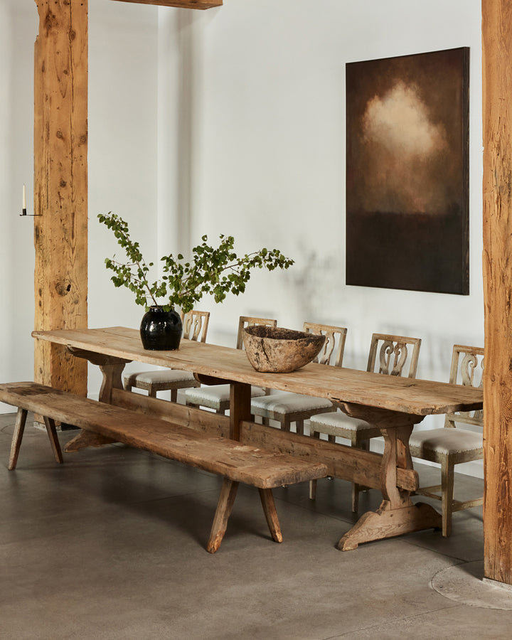 Swedish 18th century trestle table