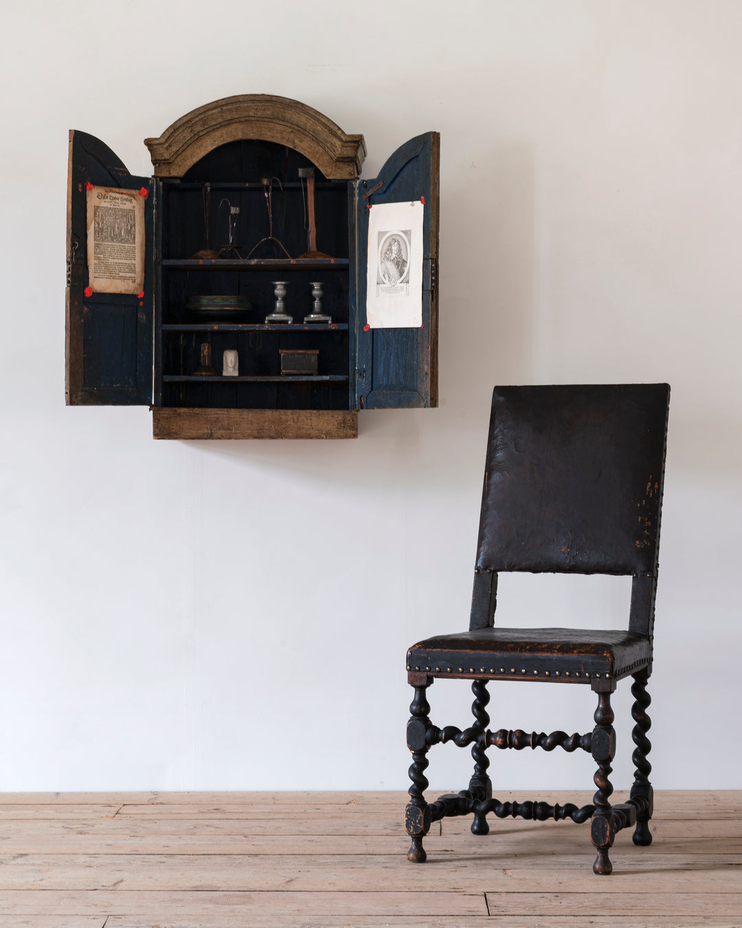 PROVINCIAL WALL CABINET