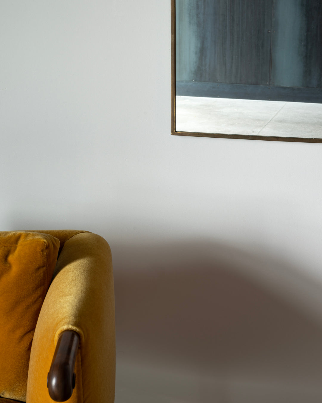 Swedish Brass Mirror