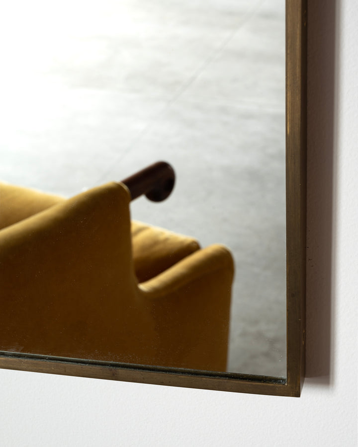Swedish Brass Mirror