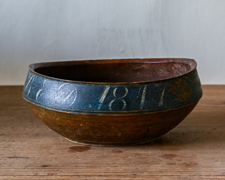 Folk Art Turned Bowl