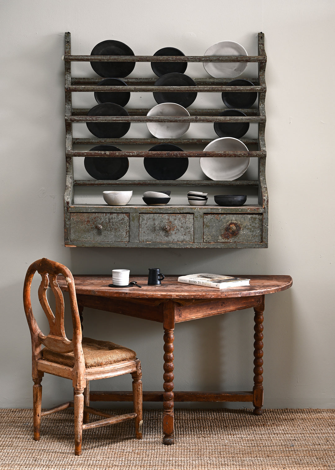demi-lune console table