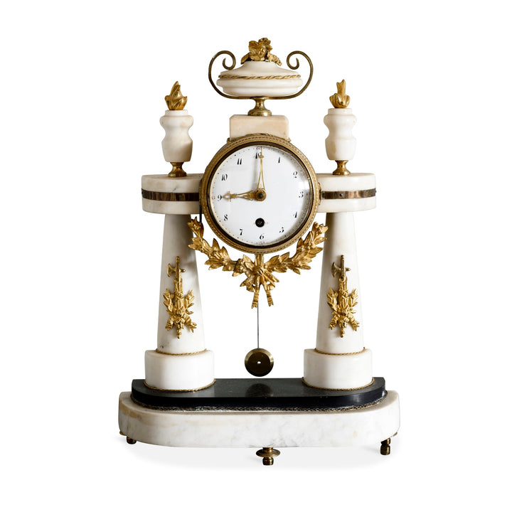 Swedish Empire table clock