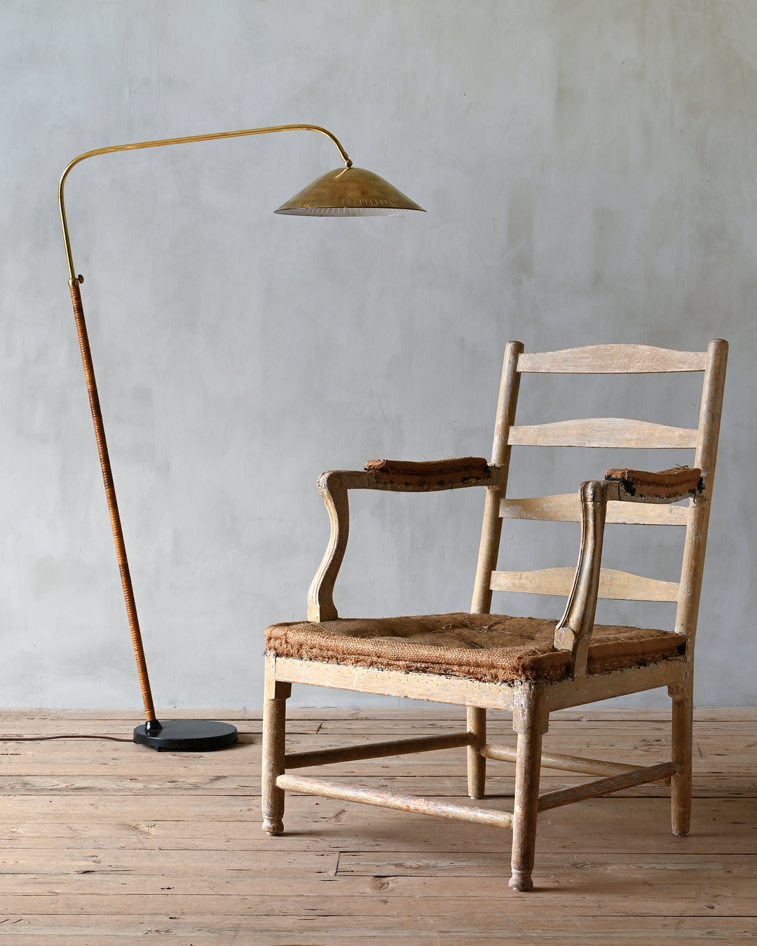 mid-century Scandinavian floor lamp