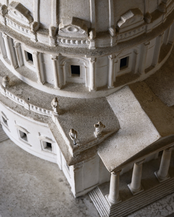 Architectural cast plaster model