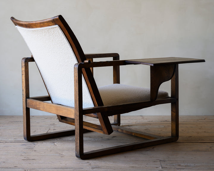 Art Deco adjustable armchair