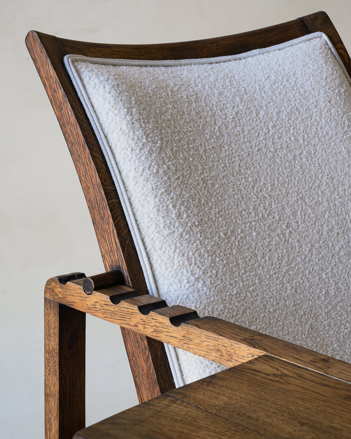 Art Deco adjustable armchair