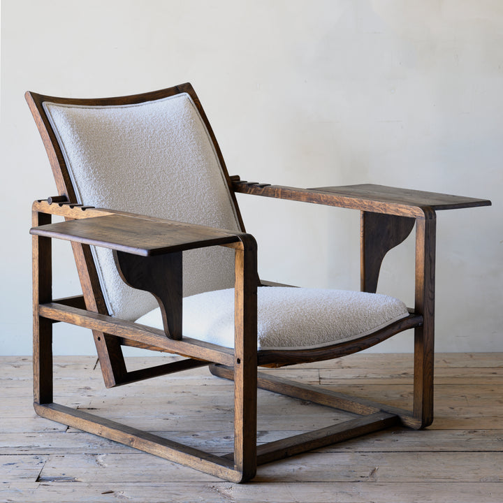 Art Deco adjustable armchair