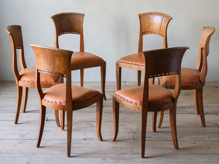 Art Nouveau dining chairs