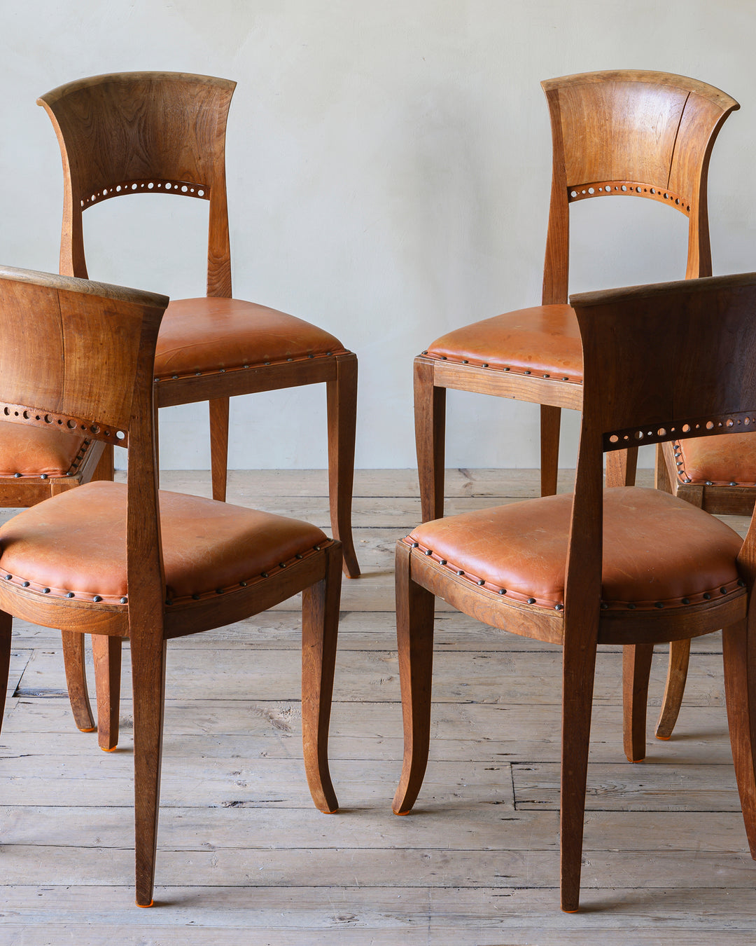 Art Nouveau dining chairs