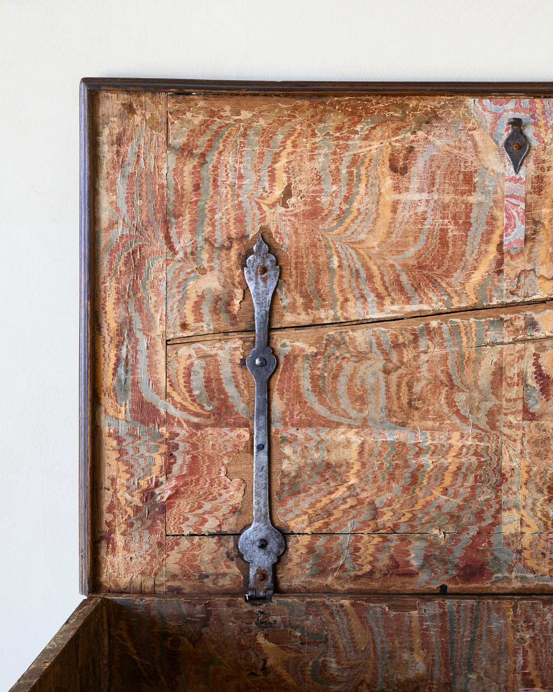 Swedish Baroque chest on stand