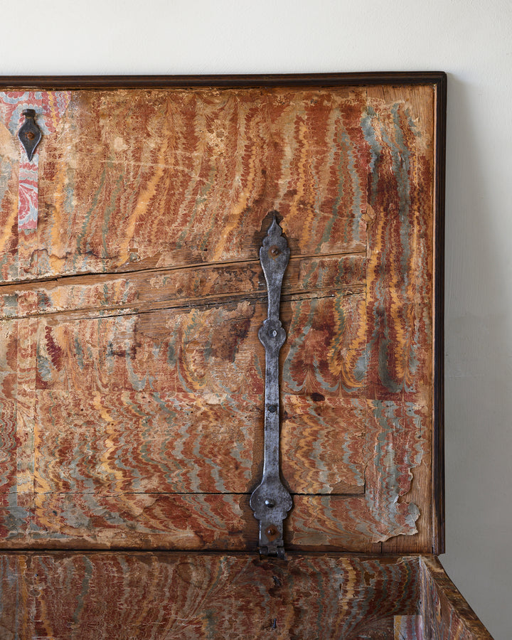 Swedish Baroque chest on stand
