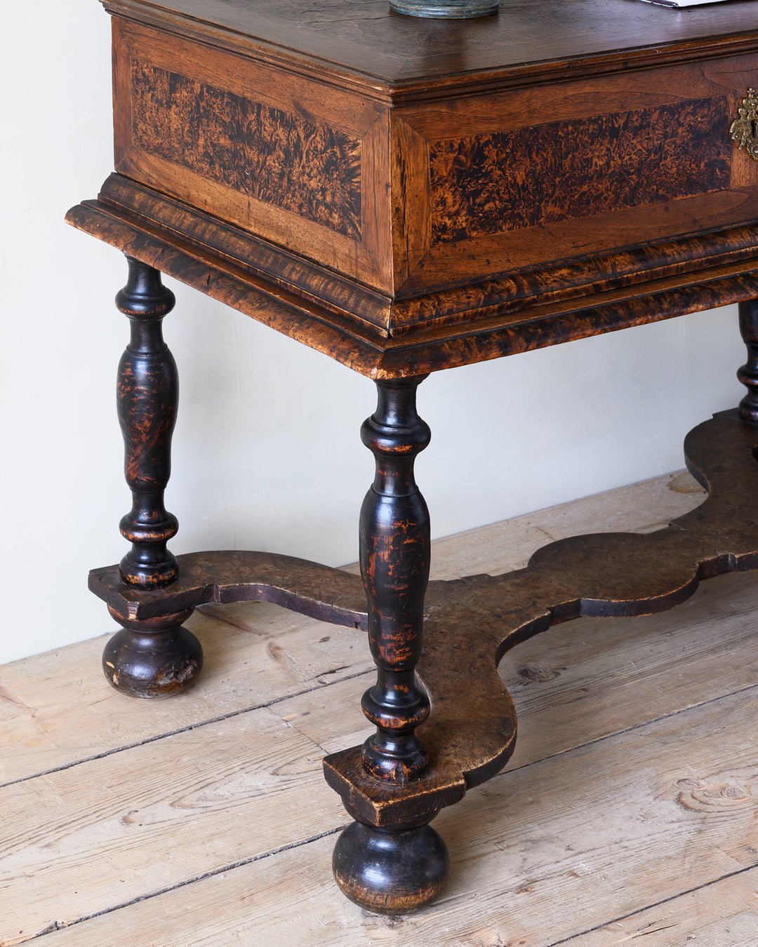 Swedish Baroque chest on stand