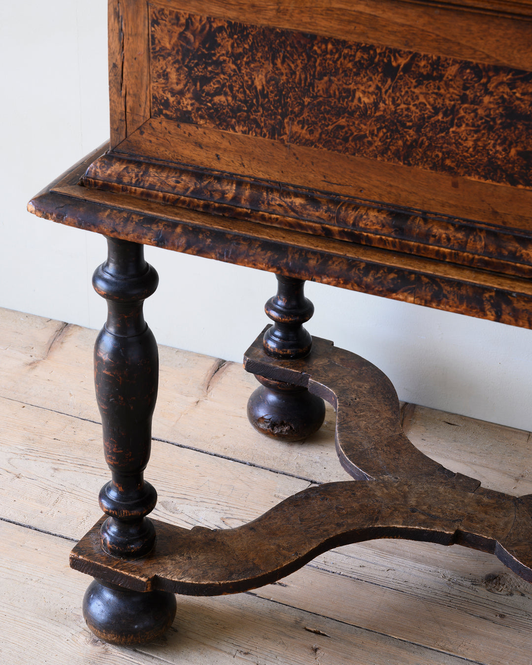 Swedish Baroque chest on stand