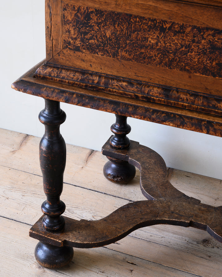 Swedish Baroque chest on stand
