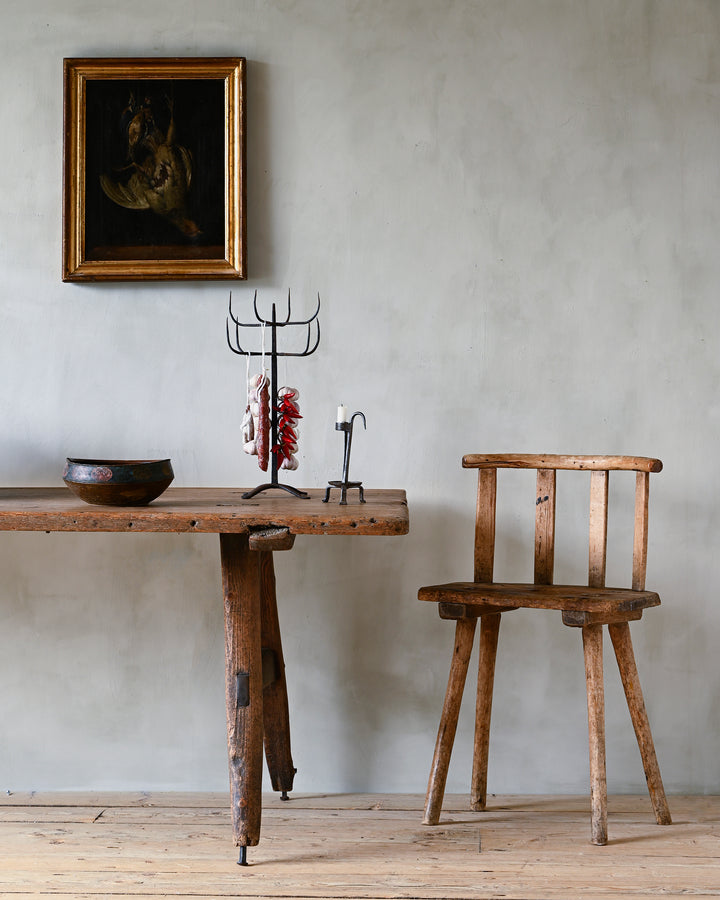 Scandinavian folk art chair