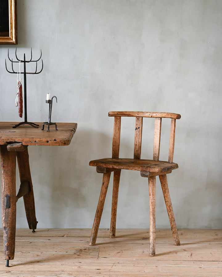 Scandinavian folk art chair