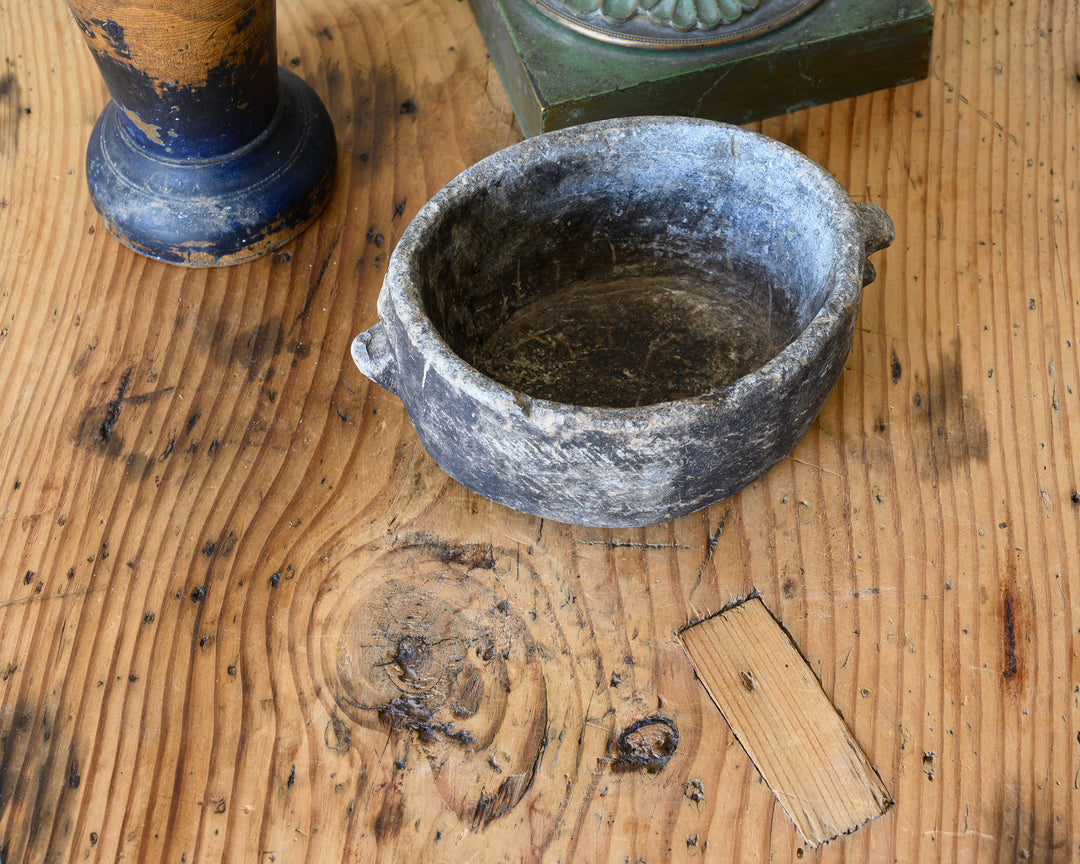Folk art tripod table
