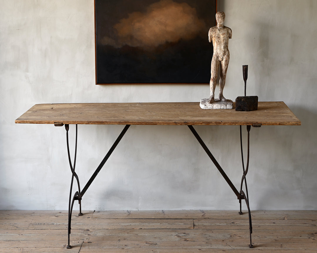 provincial Swedish trestle table