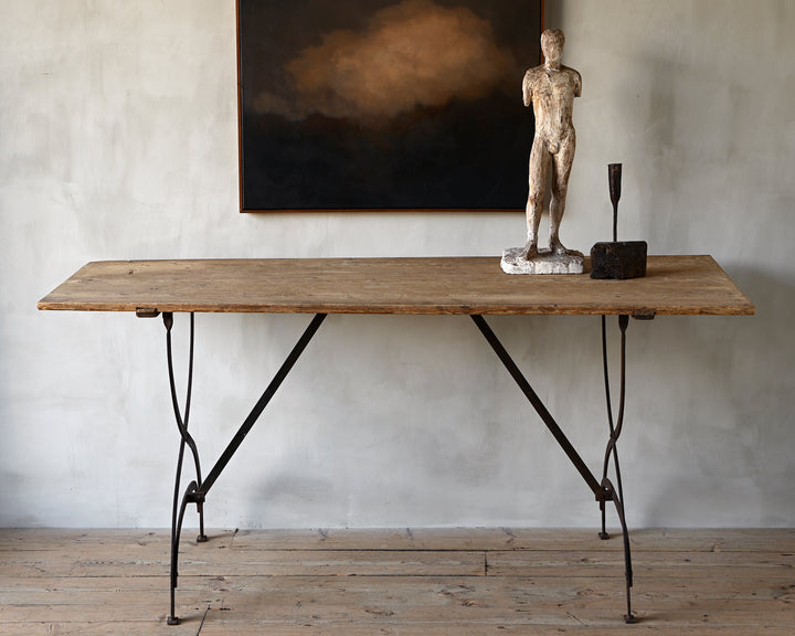 provincial Swedish trestle table