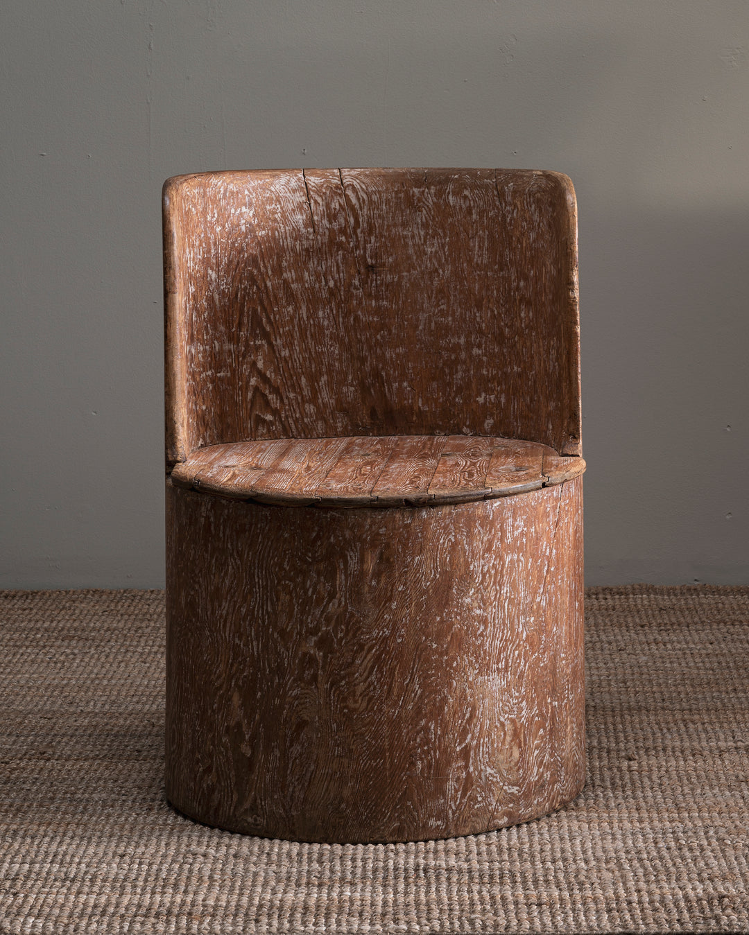 Swedish Folk Art log chair
