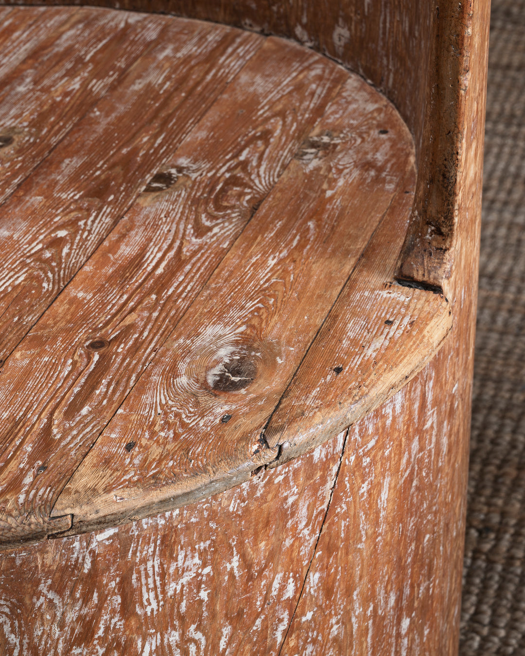 Swedish Folk Art log chair