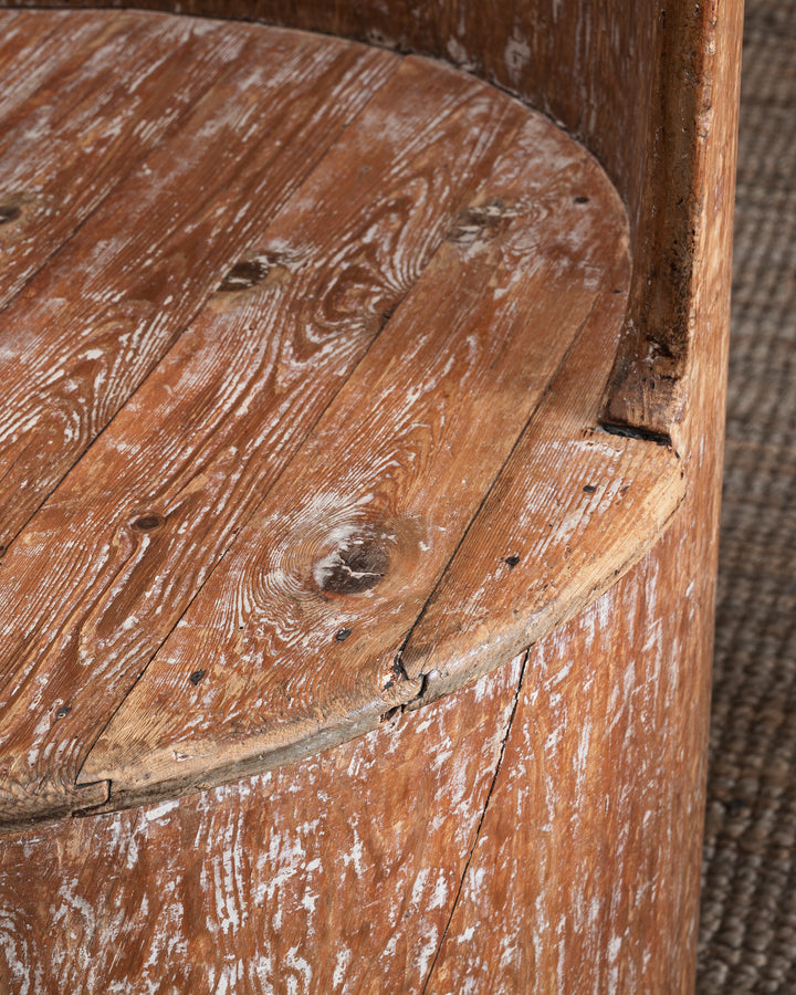 Swedish Folk Art log chair