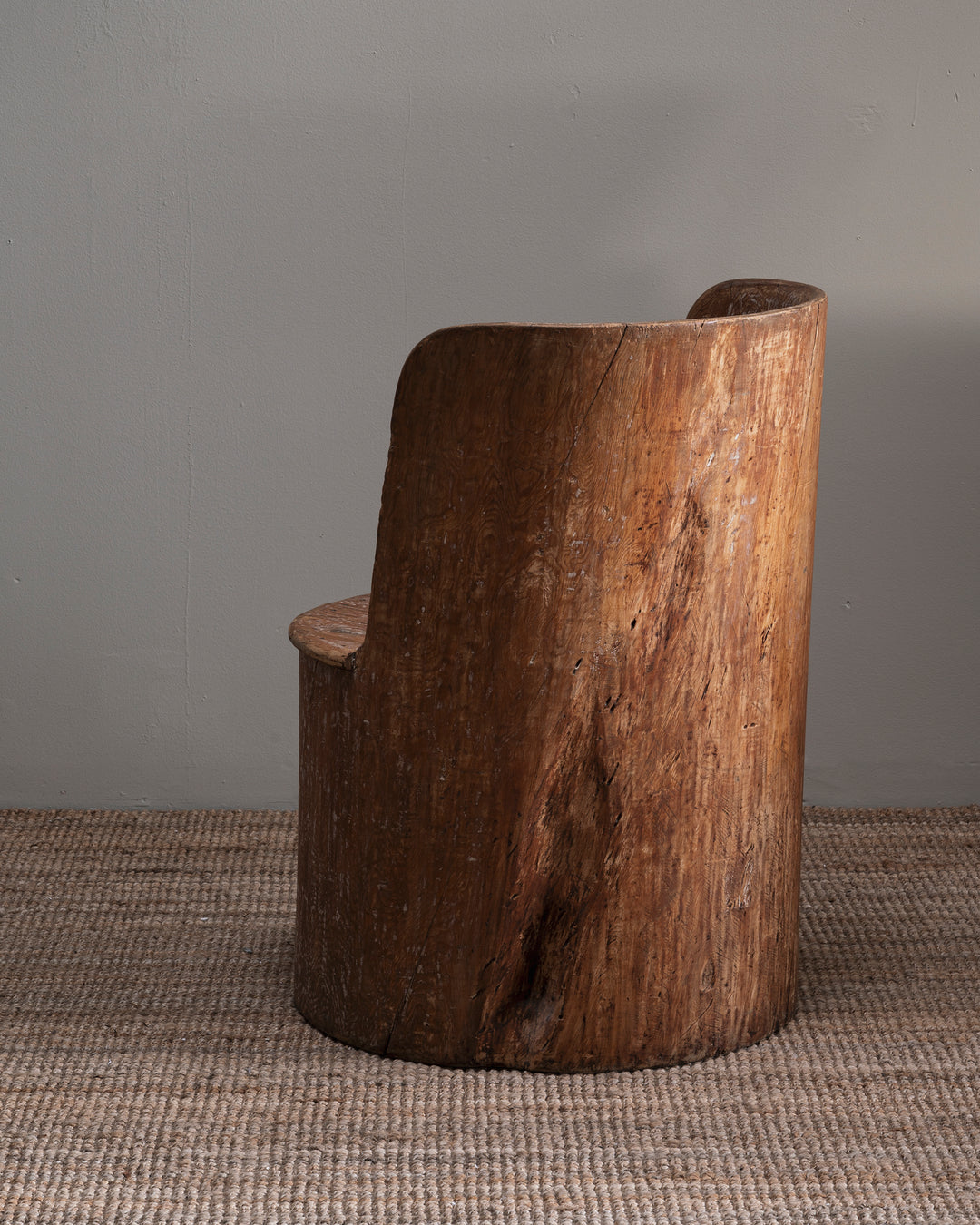 Swedish Folk Art log chair