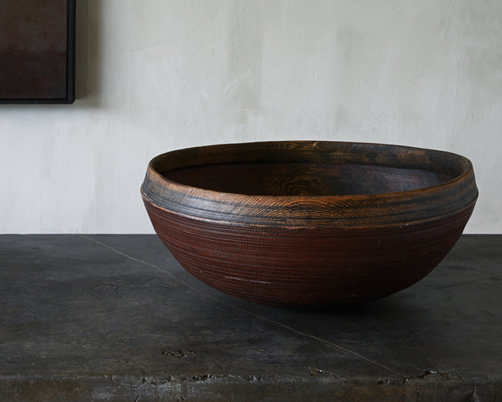 Folk Art Turned Bowl