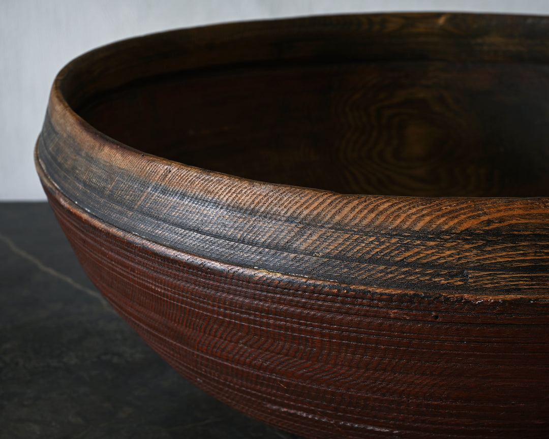 Folk Art Turned Bowl