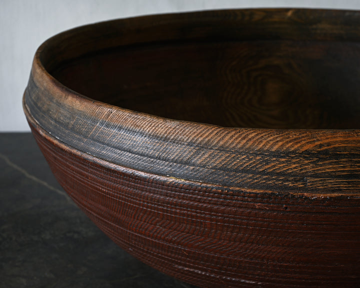 Folk Art Turned Bowl