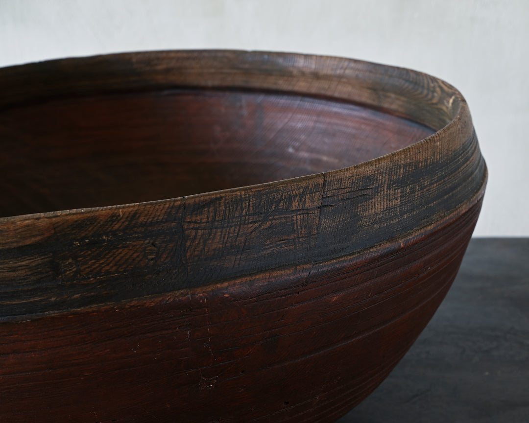 Folk Art Turned Bowl
