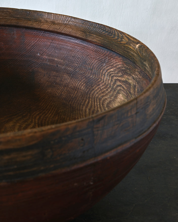 Folk Art Turned Bowl