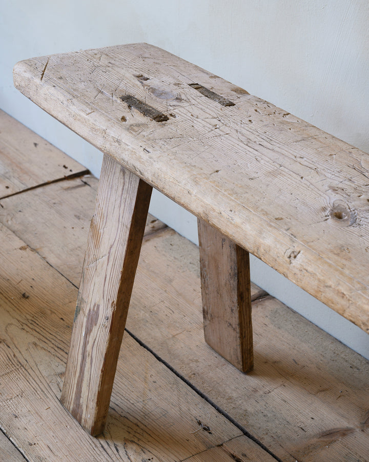 Folk Art wooden bench