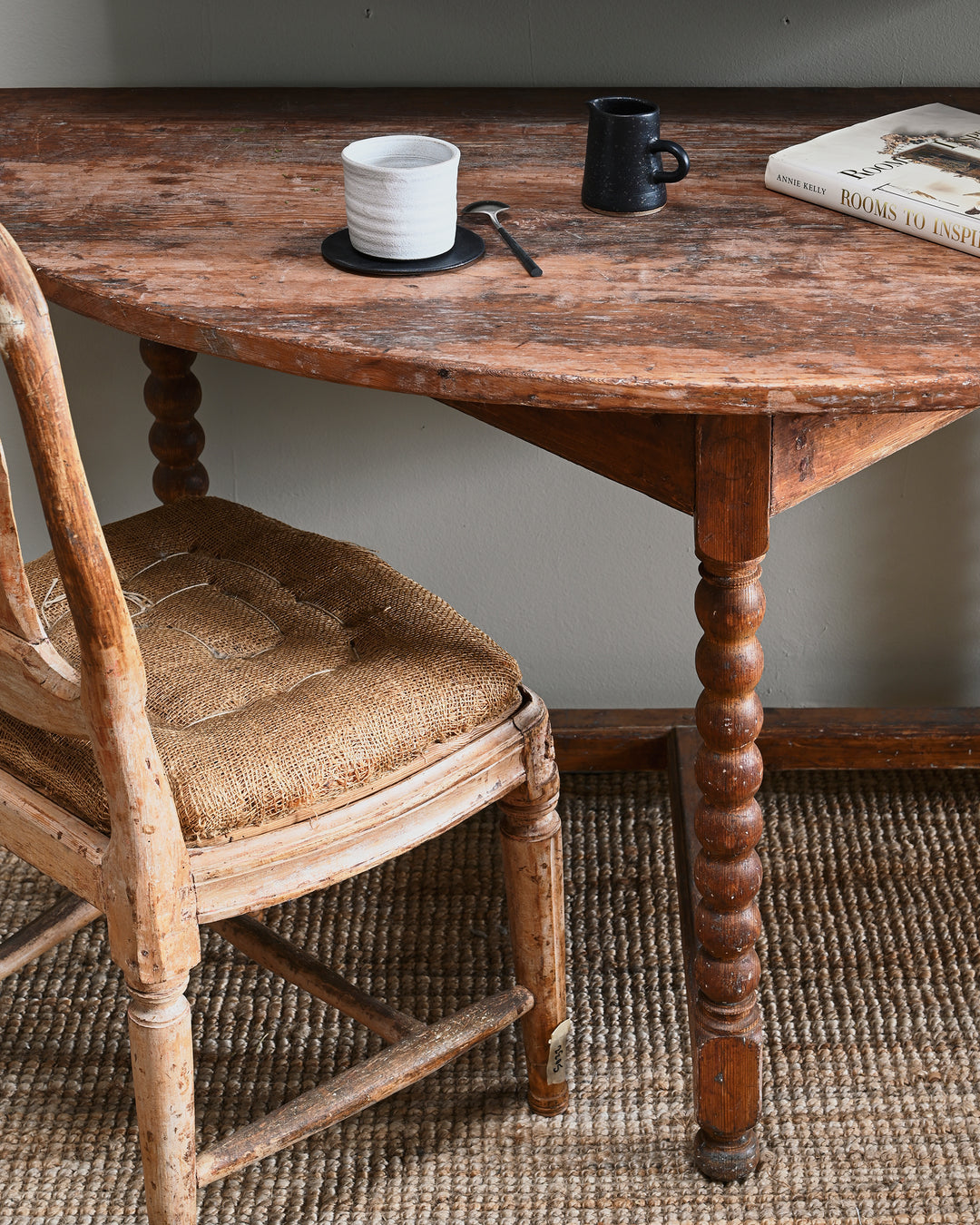 demi-lune console table