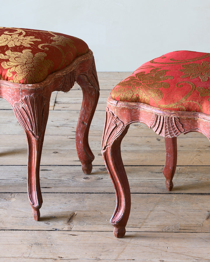 Swedish Rococo stools