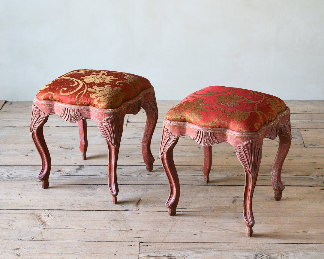 Swedish Rococo stools