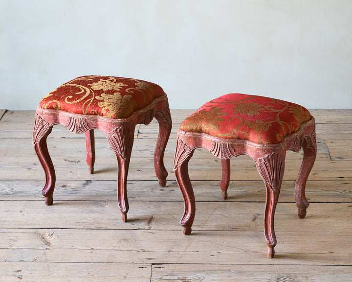 Swedish Rococo stools