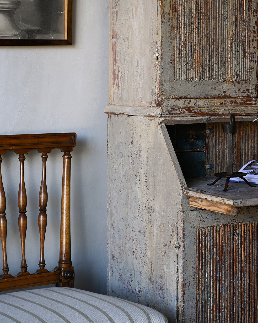 small 19th century Gustavian cabinet