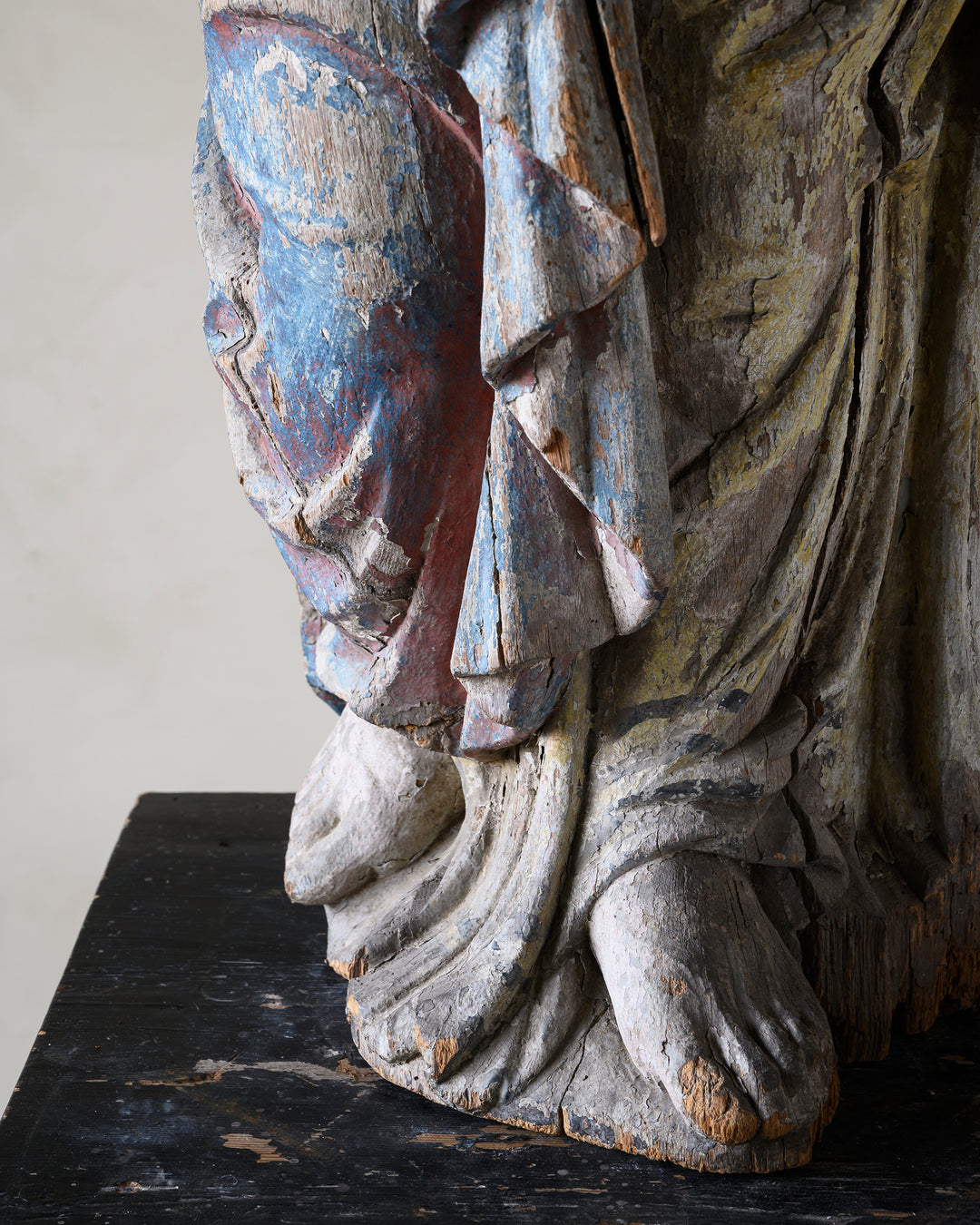 Wooden sculpture of St Peter