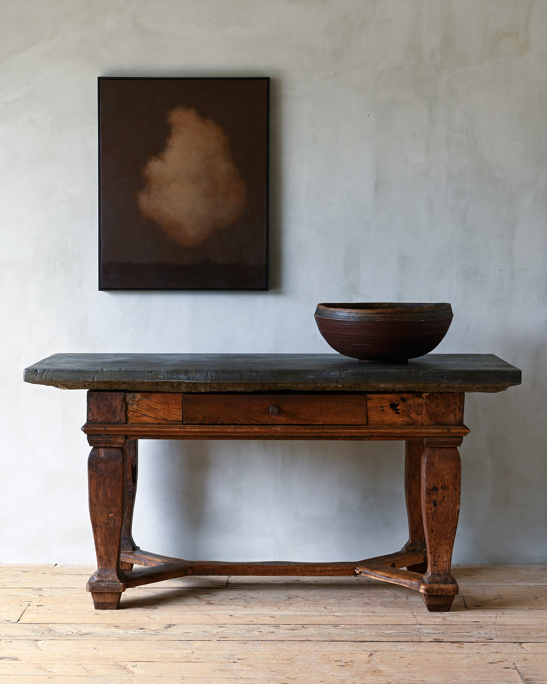Folk Art Turned Bowl