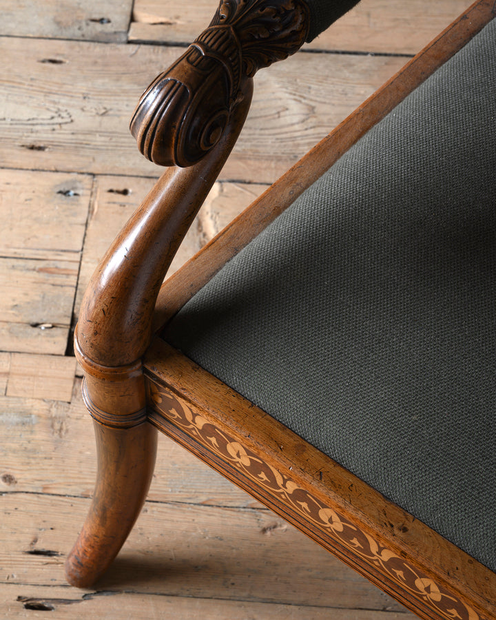 Pompeian style armchair